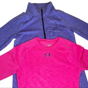 UNDER ARMOUR XL YOUTH SWEATER AND LONG SLEEVE